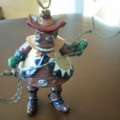 Cow Cowboy Ornament Lasso Christmas Decoration Figure
