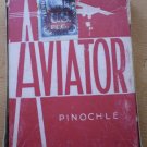 Vintage Aviator Pinochle Playing Cards Red Tax Stamp