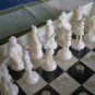 Vintage Travel Chess Set Miniature Germany Plastic Complete