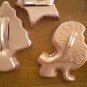 Lot Copper Cookie Cutters Mold Lion Turkey Star