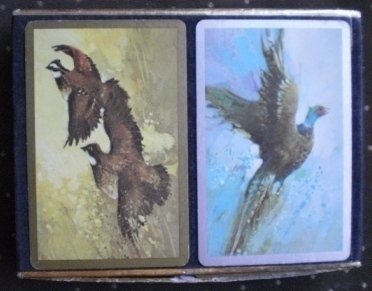 Birds Playing Cards Pheasant Congress Cel-U-Tone 2 decks