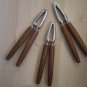Lot 3 Wood Stainless Steel Nutcrackers Nut Cracker Lobster Vintage