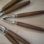 Lot 3 Wood Stainless Steel Nutcrackers Nut Cracker Lobster Vintage