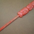 Disneyland Tiki Garden Swizzle Stick Disney Vintage Red