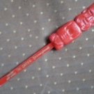 Disneyland Tiki Garden Swizzle Stick Disney Vintage Red United Airlines