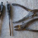 Charms Cracker Jack Pliers Screwdriver Lot 4 Vintage Metal