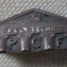Sterling Silver Pin Vintage Polytechnic PCF Building Lapel Allen