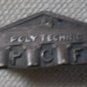 Sterling Silver Pin Vintage Polytechnic PCF Building Lapel Allen