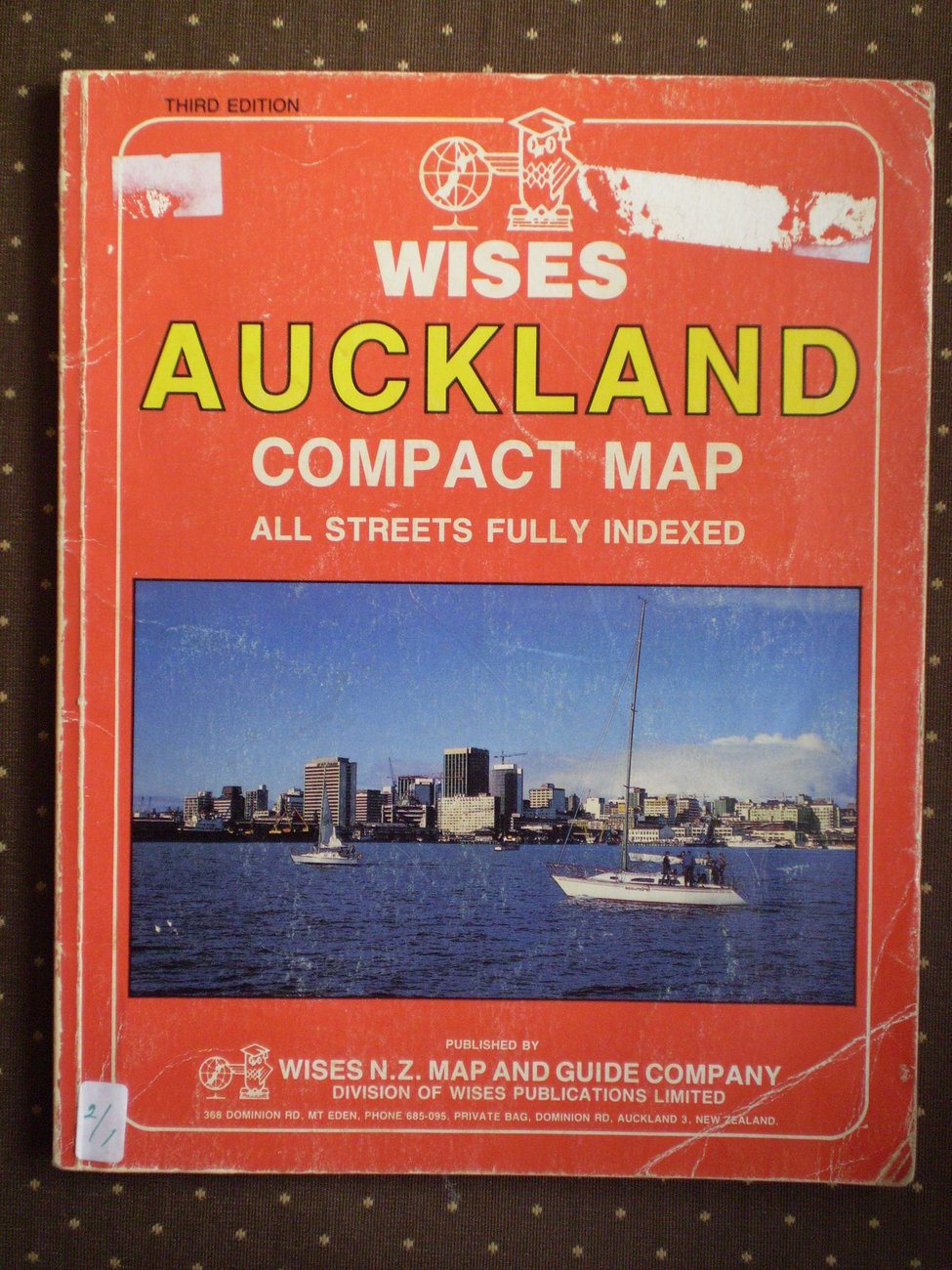 Wises Auckland Compact Map 3rd Ed Softcover