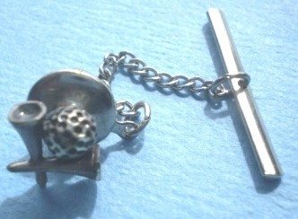 Vintage Tie Pin Tack Golf Ball Tee Men's Jewelry