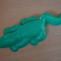Tim Mee Plastic Alligator 1990s Green 3490 USA 18" Crocodile Croc Beach Sand Toy