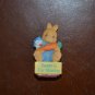 Easter is for Sharing Rubber Stamp Resin Mounted Figurine Bunny Bluebird Carrot