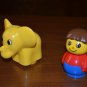 Lego Primo Elephant and Boy Minifig 2 pieces
