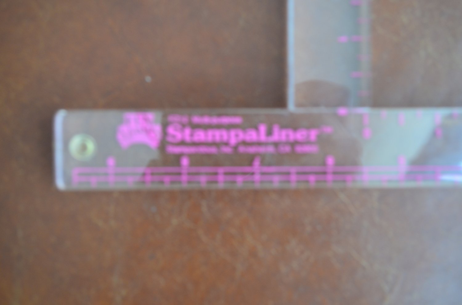 StampaLiner Acrylic Rubber Stamp Aligner Stampendous Model FZ12
