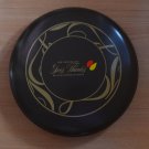 Les Chocolate Yves Thuries France Round Collector Tin Box Disc Shape Brown