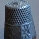 Vintage Sterling Silver Thimble Size 7 SC or SCC Anchor 10-Sided