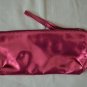 2006 HELLO KITTY Pencil Case Clutch Metallic Pink Bag Sanrio Zipper Soft Vinyl