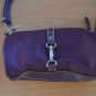 TOMMY HILFIGER Small Tote Bag Purple Burgundy Wine Cosmetic Case