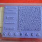 Stampin Up Thanks Tons Rubber Stamps New Set of 13 Unmounted Wood Thank You