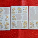 Hallmark BETSEY CLARK Stickers 17 pcs on 3 sheets Vintage