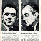 NEWSWEEK Vintage Print Ad Fact Opinion 1960s Bill Pepper Emmet John Hughes