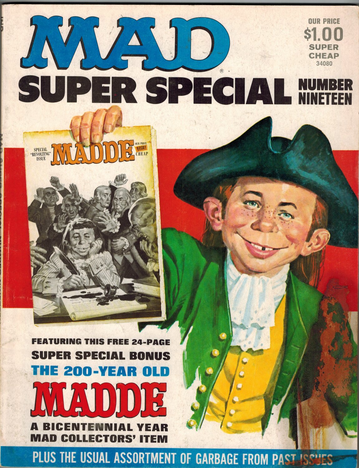 MAD MAGAZINE SPECIAL #19 w/ COMIC BOOK AS IS