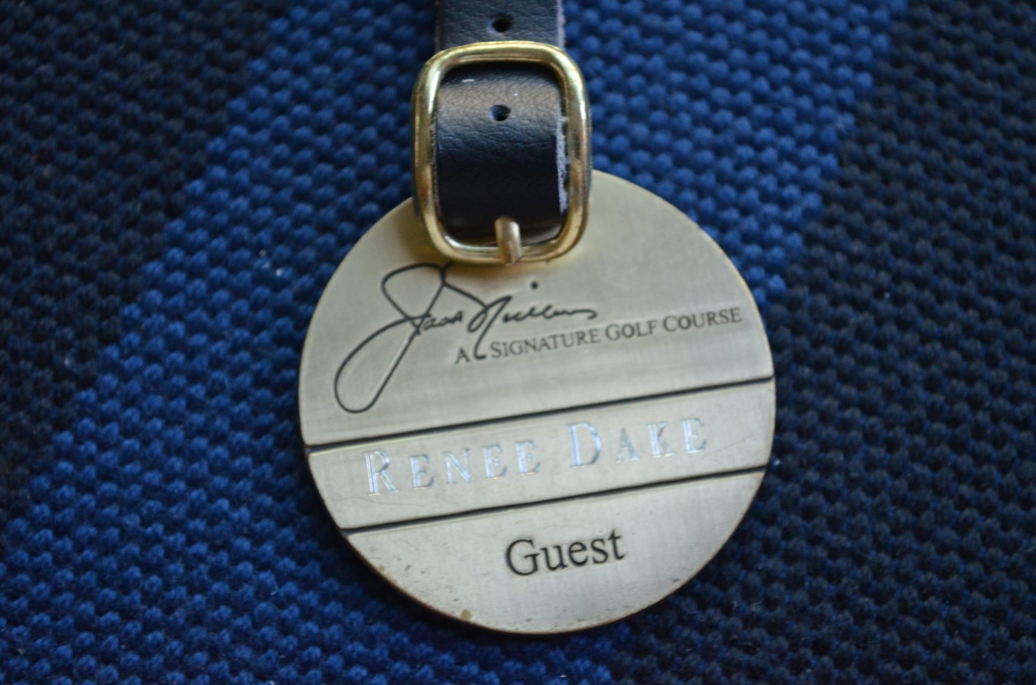 Golf Tag Toscana Country Club Indian Wells CA Jack Nicklaus Signature