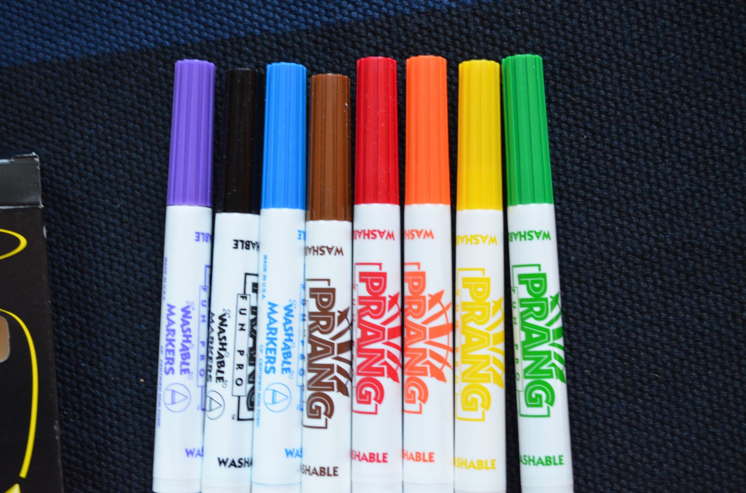 Vintage Prang Washable Markers Conical Tip 8/box Penguin 80680 Dixon ...