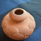 Laslo for Mikasa Vase Terra Cotta Lotus Leaves Japan Vintage Small Jar
