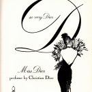 Christian Dior Miss Dior perfume Rene Gruau woman art vintage print ad 1960s