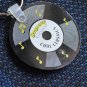 Seagram's Cooler Key Ring Keychain Cool Classics Record LP Vinyl 45 Rubber