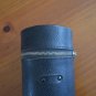 ASANUMA Vintage Leather Case For Lens Zippered Black 13 x 3.75"
