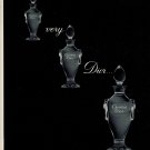 Miss Dior Christian Dior Vintage Ad 1960s Perfume CD 3 Bottles B&W So Very Dior