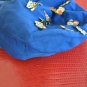 Vintage Chinese Cap 15 Pins Panda Flags Blue Hat 58 Wings Red Star