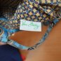 Vera Bradley Small Tote Blue Flowers 8.5 x 13 100% Cotton Bag Handbag