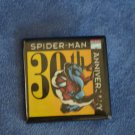 Spiderman 30th Anniversary Button Pin Square 1992 MEG