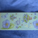 K&Company Tim Coffey Blue Poppies Images Embossed Sticker Pack ST0093