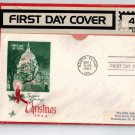 CHRISTMAS TREE AT THE WHITE HOUSE  FDC 1963 STAMP 1240 SANTA CLAUS IND