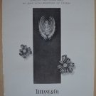 VINTAGE TIFFANY Jean Schlumberger Jewelry for Christmas Flower pins 1959 AD