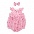 Flutter Playsuit Romper- Emporia Pink Size 00