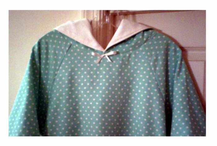 Hooded Lounge Dress or Tunic Top - Custom Made in Your Size and Fabric of Your Choice