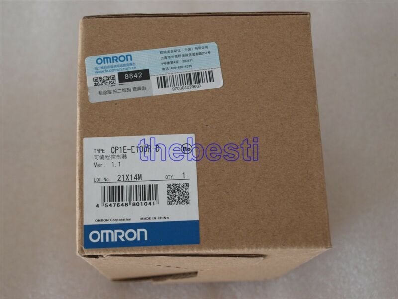 New Omron CP1E-E10DR-D PLC Module In Box