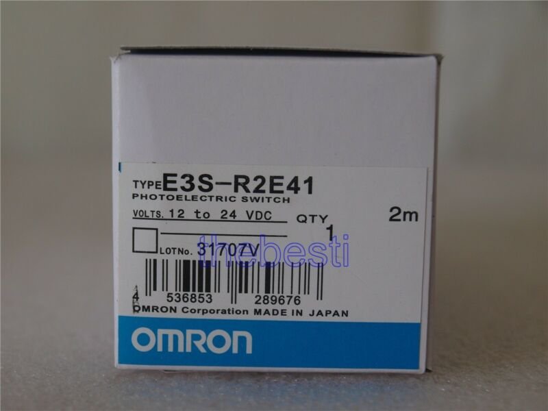 New Omron Photoelectric Switch E3S-R2E41 In Box