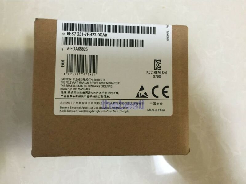 New Siemens 6ES7231-7PB22-0XA8 PLC 6ES7 231-7PB22-0XA8 In Box