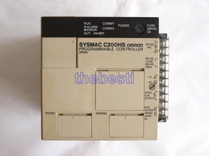  Used Omron Programmable Controller C200HS-CPU21-E PLC In Good Condition