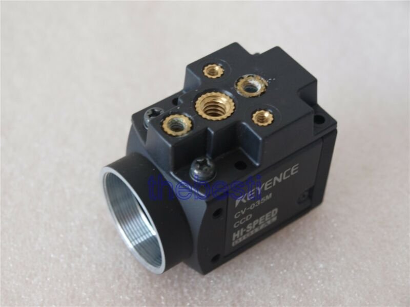  Used Keyence CV-035M CCD Camera Head Hi-Speed Digital In Good Condition