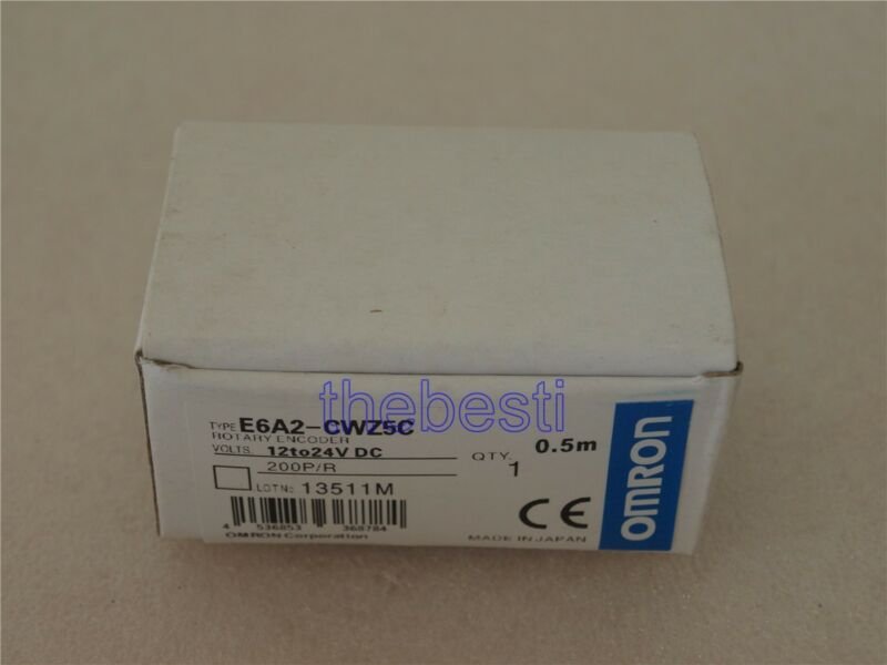 New Omron E6A2-CWZ5C 200P/R Encoder In Box
