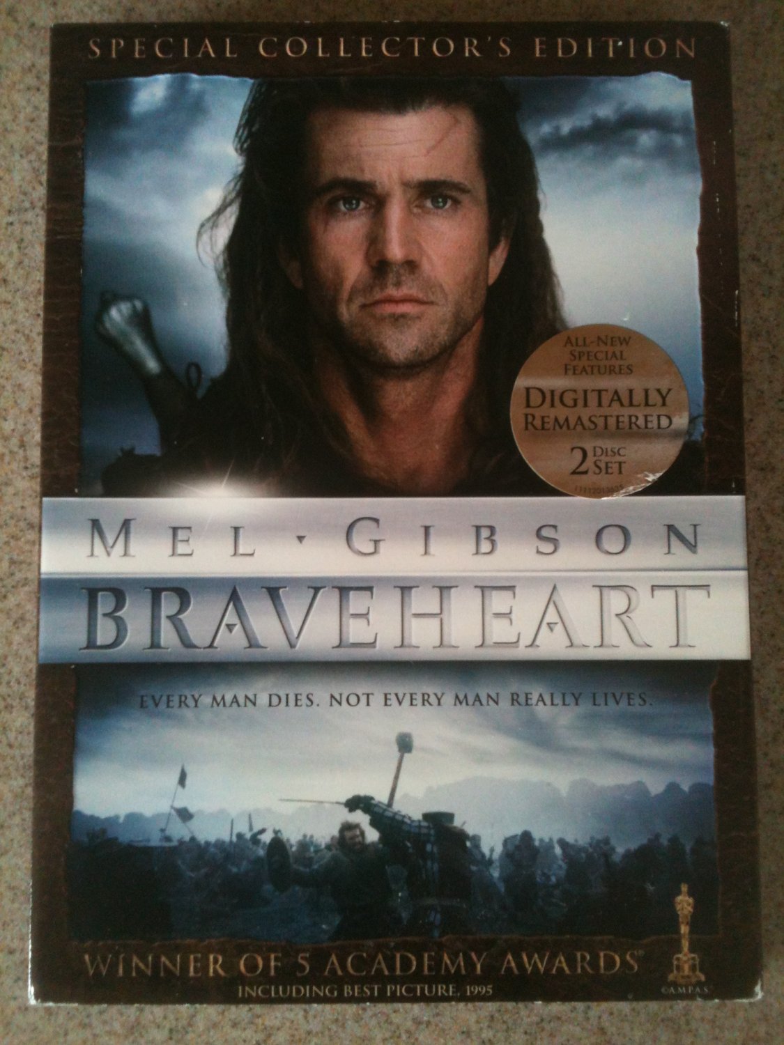 Braveheart (DVD, 2007, Special Collectors Edition) LIKE NEW w/ Slipcover!