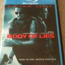 Body of Lies (Blu-ray Disc, 2009) LIKE NEW Former Rental, Crowe, DiCaprio