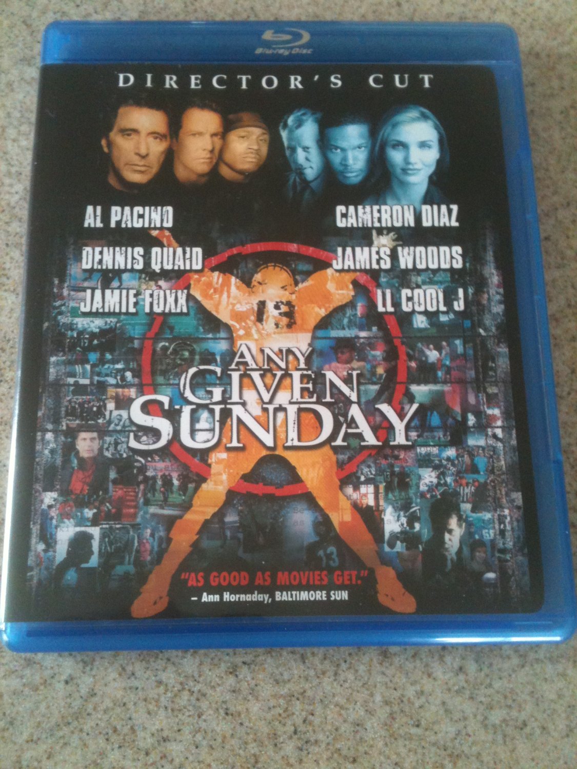 Any Given Sunday (Blu-ray Disc, 2009) LIKE NEW. Al Pacino, Jamie Foxx, LL Cool J
